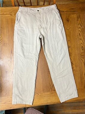Vintage Woolrich flannel lined Chino Pants 32 x 31”